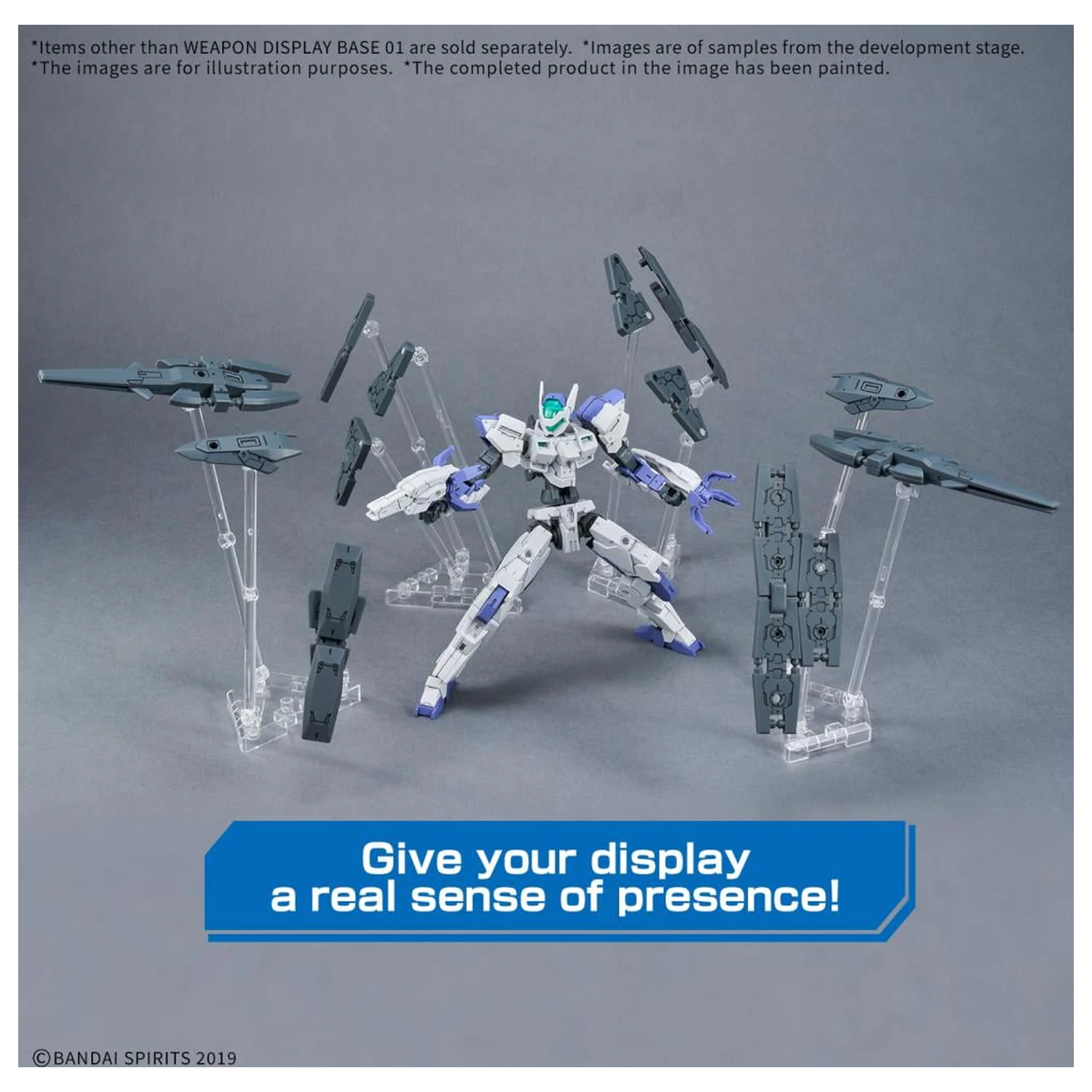 Gundam Weapon Display Base 01 Set de modelism poza produsului