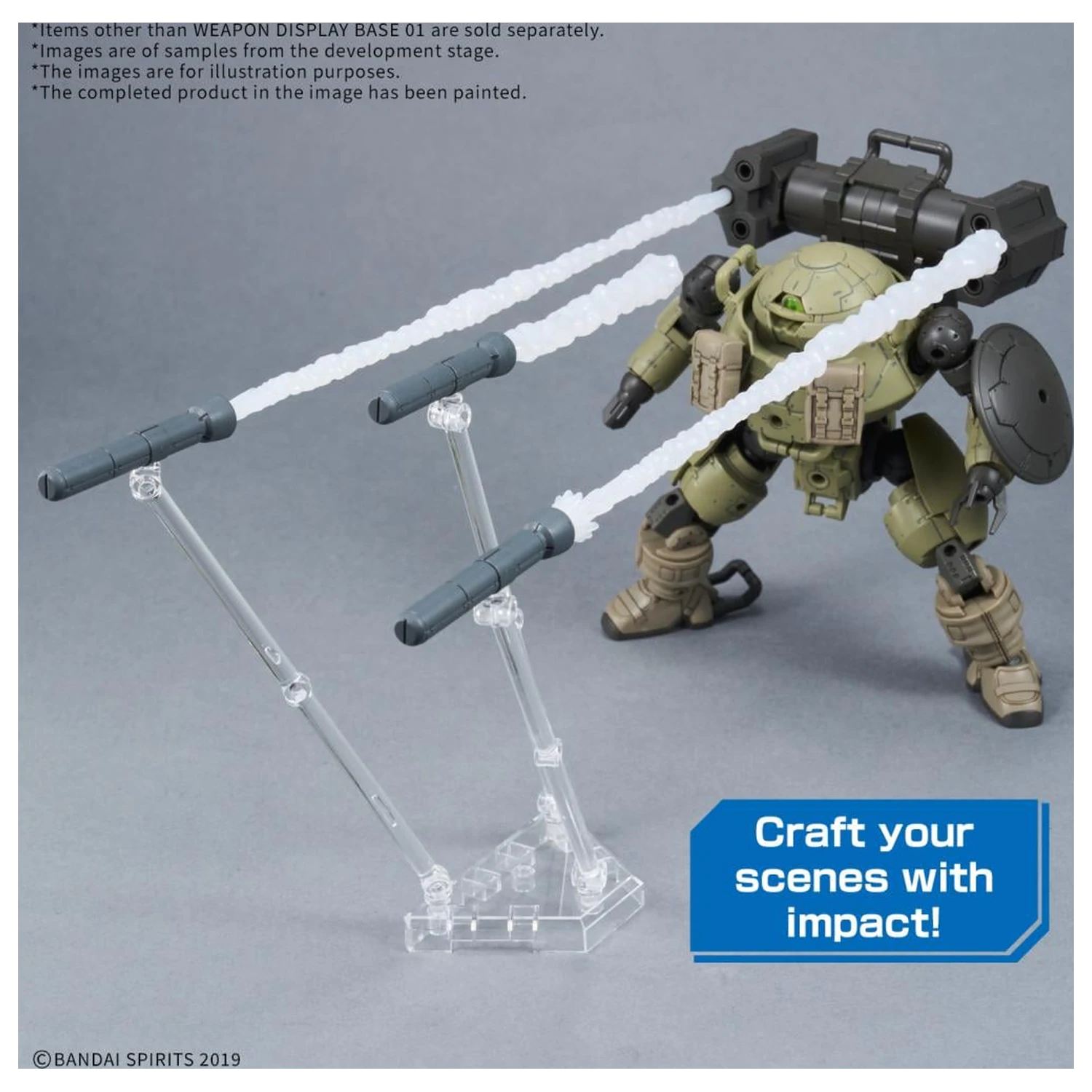 Gundam Weapon Display Base 01 Set de modelism poza produsului