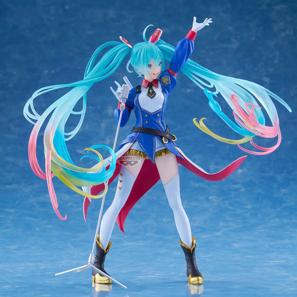 Gundam x Hatsune Miku 45th Anniversary Gundam Collaboration Banpresto Evolve figurina 21 cm poza produsului
