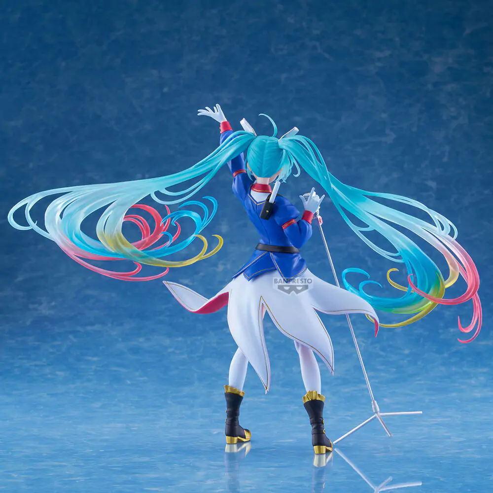 Gundam x Hatsune Miku 45th Anniversary Gundam Collaboration Banpresto Evolve figurina 21 cm poza produsului