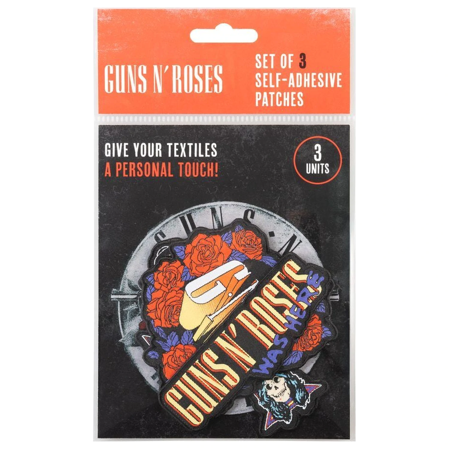 Guns N Roses set de 3 patch-uri poza produsului