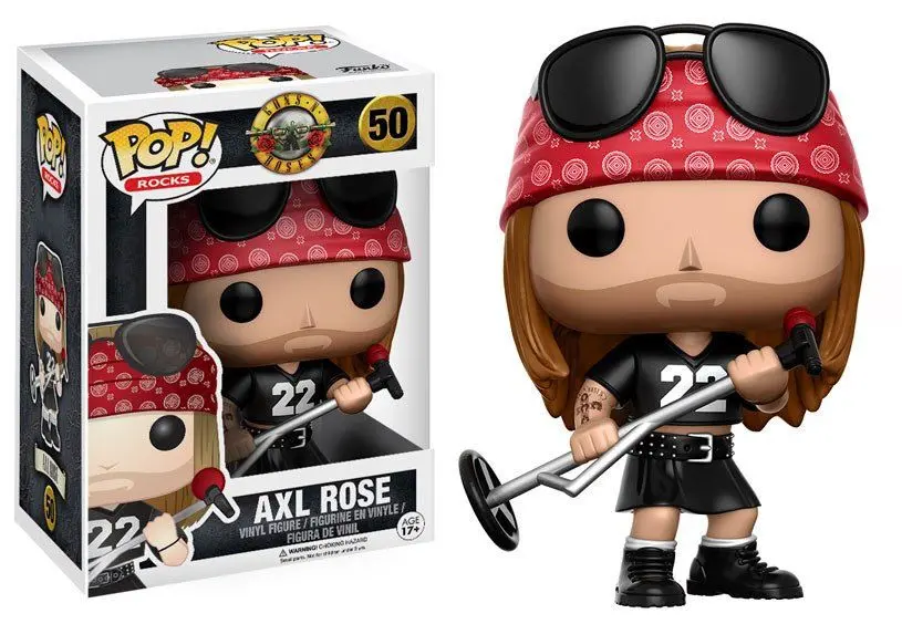 Guns N´ Roses POP! Rocks Figurina Vinil Axl Rose 9 cm poza produsului