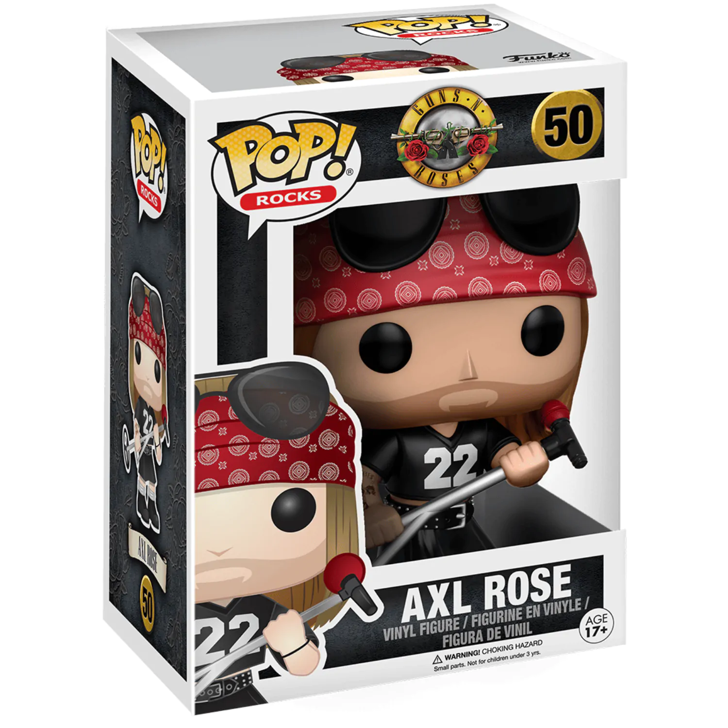 Guns N´ Roses POP! Rocks Figurina Vinil Axl Rose 9 cm poza produsului