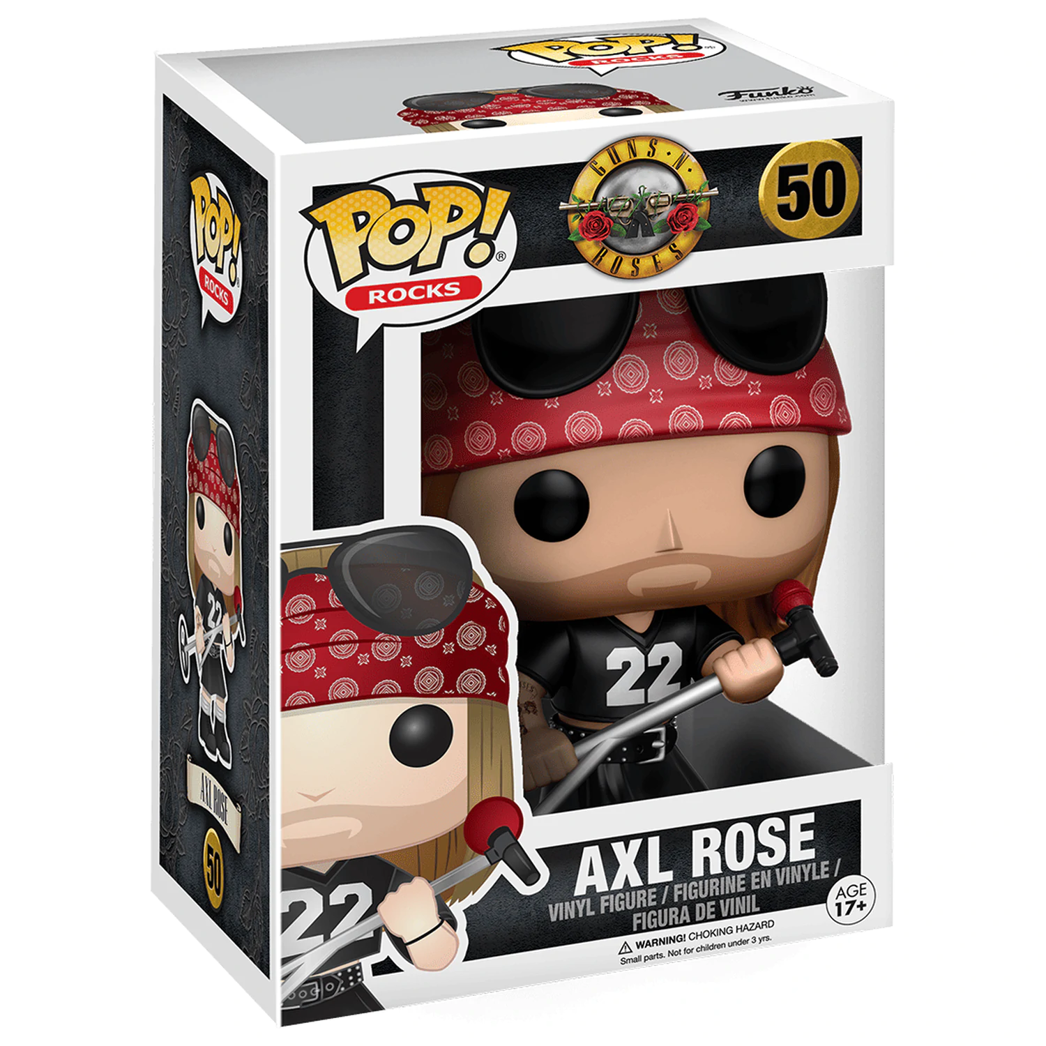 Guns N´ Roses POP! Rocks Figurina Vinil Axl Rose 9 cm poza produsului