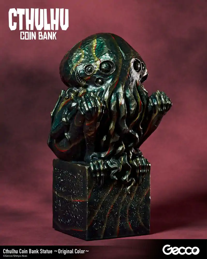 H.P. Lovecraft Cthulhu Mythos Statuie Pușculiță Cthulhu (Culoare Originală) 24 cm poza produsului