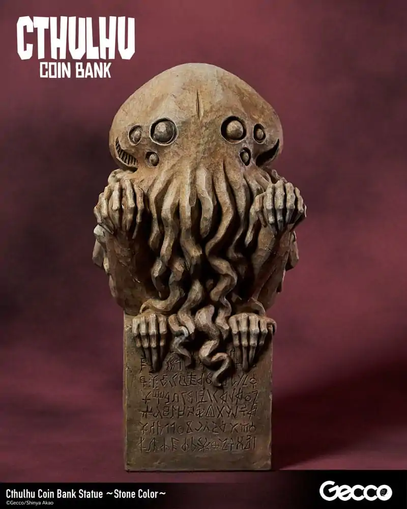 H.P. Lovecraft Cthulhu Mythos Statuie Pușculiță Cthulhu (Culoare Piatră) 24 cm poza produsului