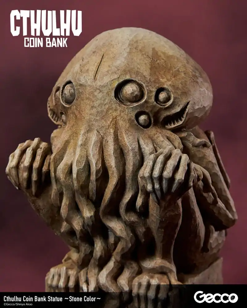 H.P. Lovecraft Cthulhu Mythos Statuie Pușculiță Cthulhu (Culoare Piatră) 24 cm poza produsului