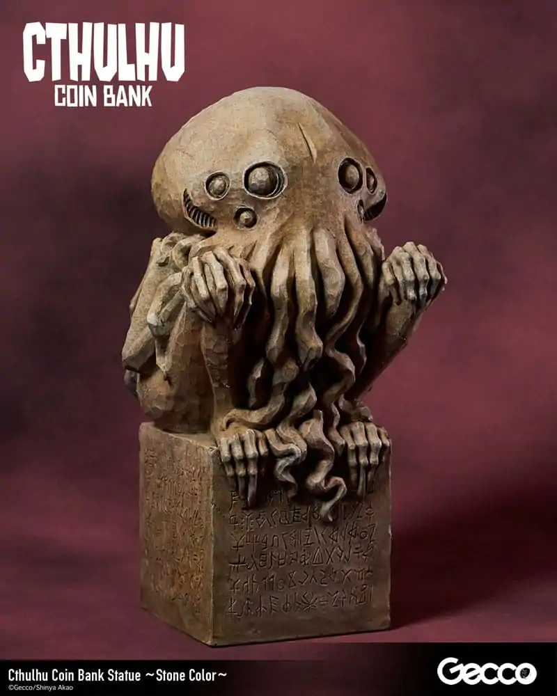 H.P. Lovecraft Cthulhu Mythos Statuie Pușculiță Cthulhu (Culoare Piatră) 24 cm poza produsului