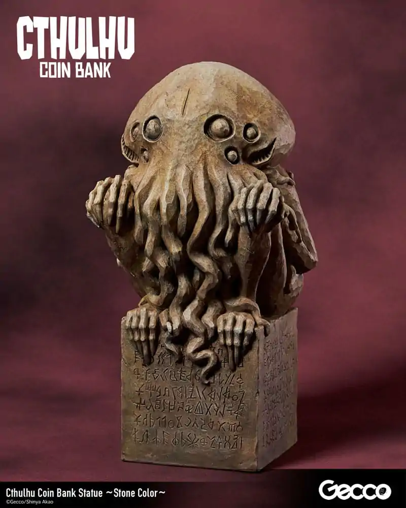 H.P. Lovecraft Cthulhu Mythos Statuie Pușculiță Cthulhu (Culoare Piatră) 24 cm poza produsului