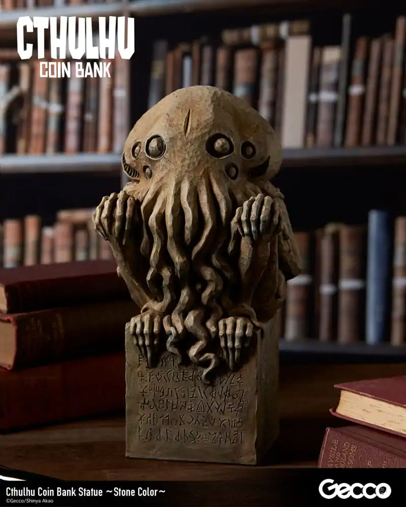 H.P. Lovecraft Cthulhu Mythos Statuie Pușculiță Cthulhu (Culoare Piatră) 24 cm poza produsului