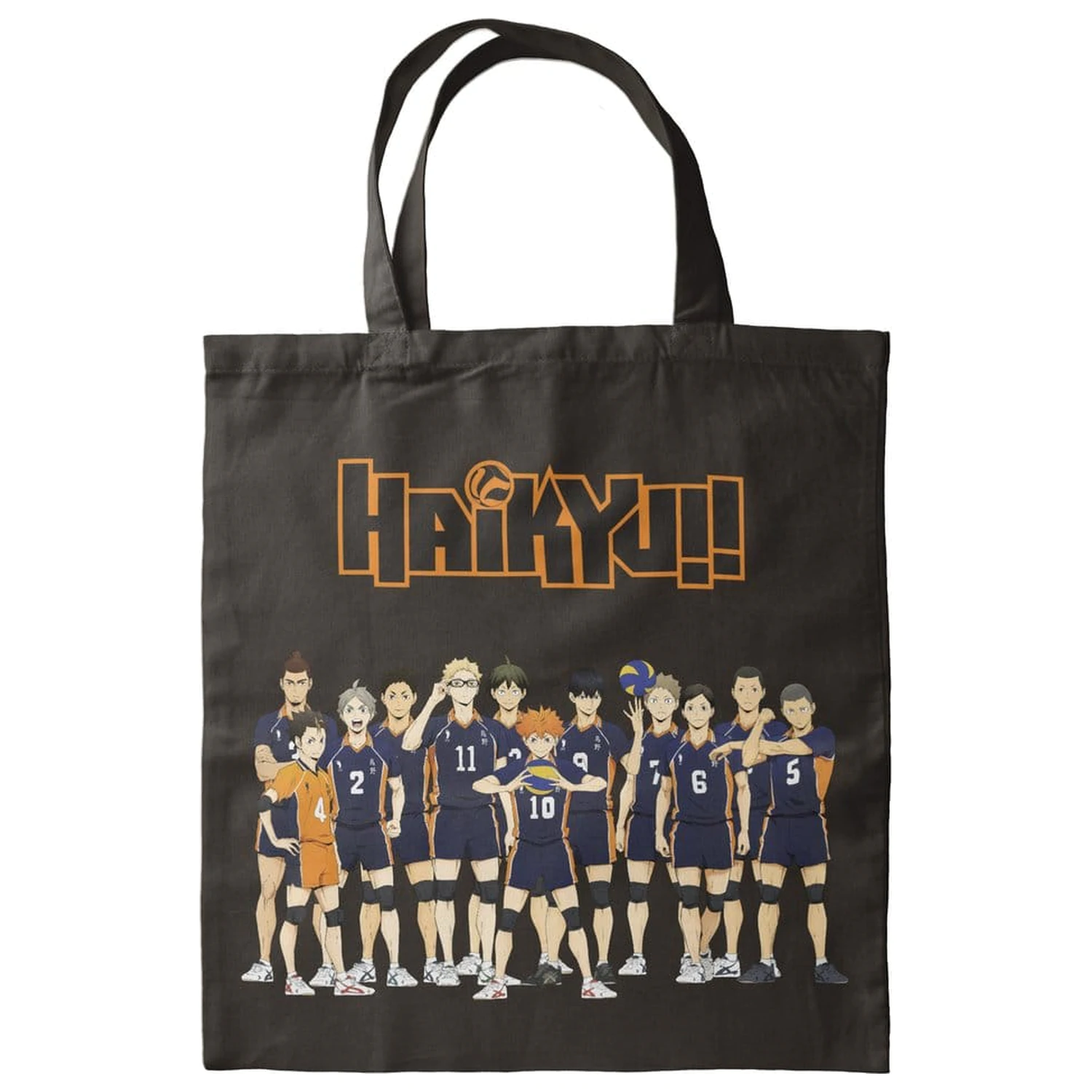 Tote Bag Haikyu Black 40 x 35 cm poza produsului