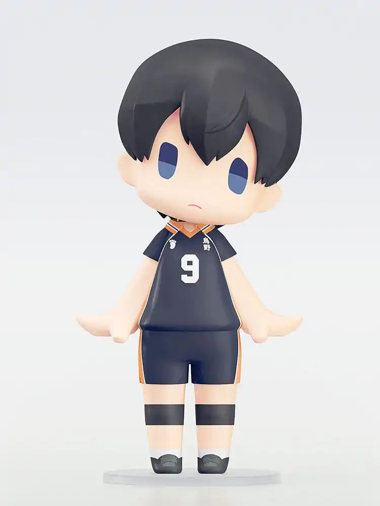 Haikyu!! HELLO! GOOD SMILE Figurina de acțiune Tobio Kageyama 10 cm poza produsului