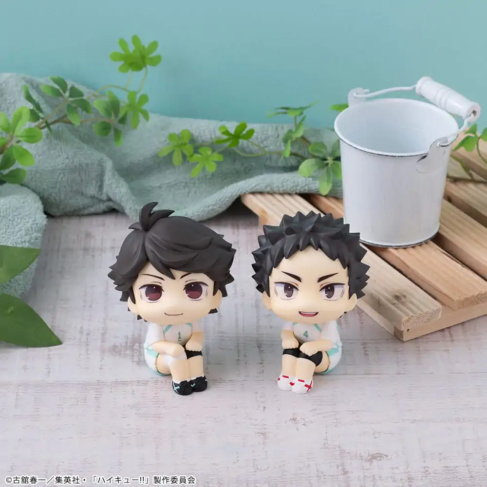 Haikyu!! Look Up Statui PVC Toru Oikawa & Hajime Iwaizumi Uniform Ver. 11 cm (cu cadou) poza produsului