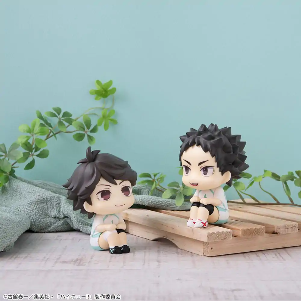 Haikyu!! Look Up Statui PVC Toru Oikawa & Hajime Iwaizumi Uniform Ver. 11 cm (cu cadou) poza produsului