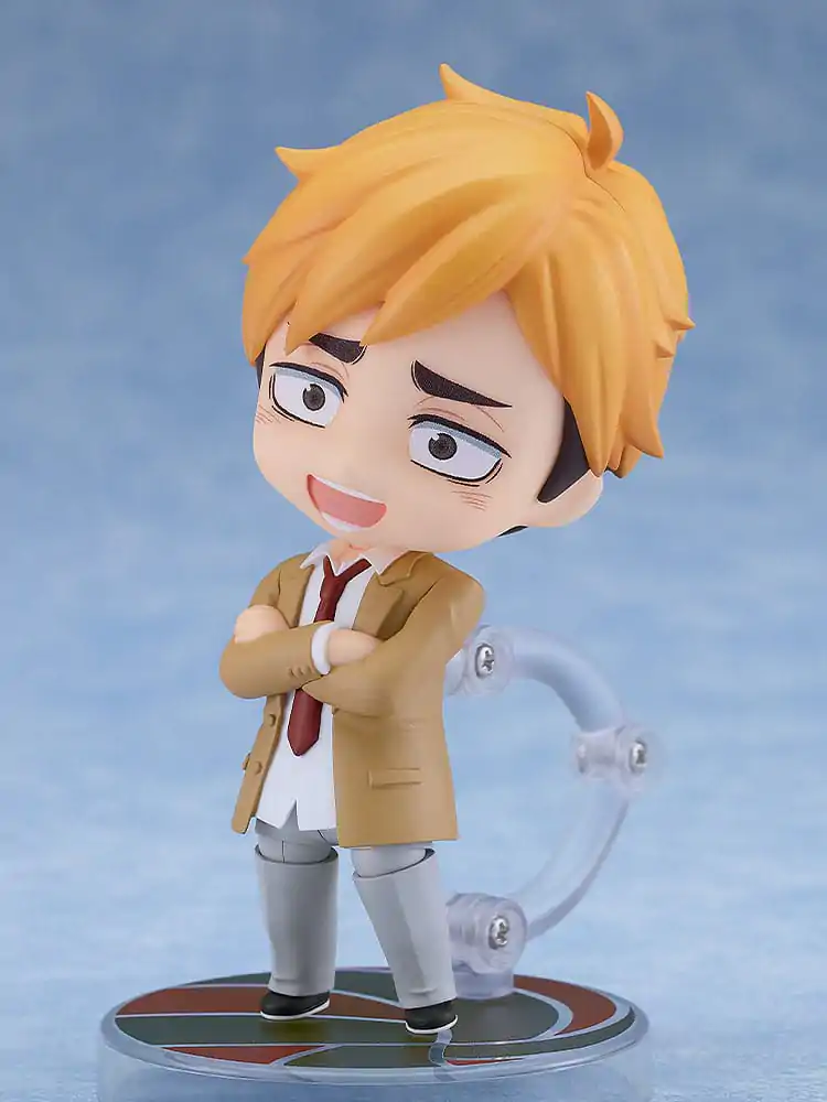 Haikyu!! Figurina de acțiune Nendoroid Atsumu Miya Uniformă școlară Ver. 10 cm poza produsului