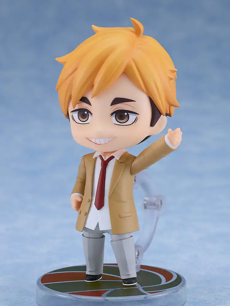 Haikyu!! Figurina de acțiune Nendoroid Atsumu Miya Uniformă școlară Ver. 10 cm poza produsului