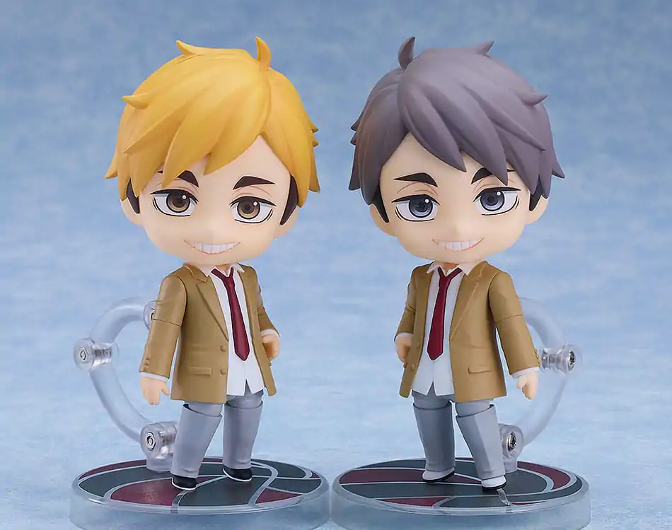 Haikyu!! Figurina de acțiune Nendoroid Atsumu Miya Uniformă școlară Ver. 10 cm poza produsului