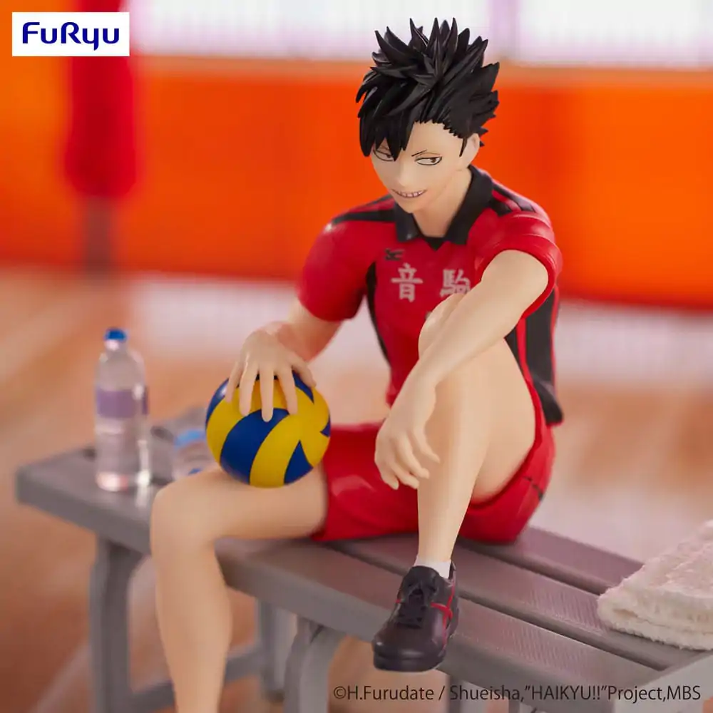 Haikyu!! Opritor de Tăiței Statuie PVC Tetsuro Kuroo 14 cm poza produsului