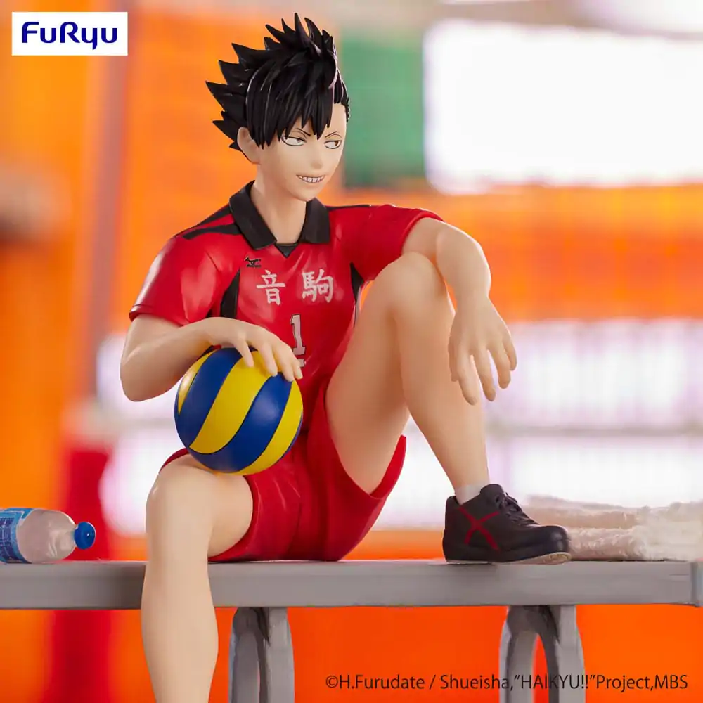 Haikyu!! Opritor de Tăiței Statuie PVC Tetsuro Kuroo 14 cm poza produsului