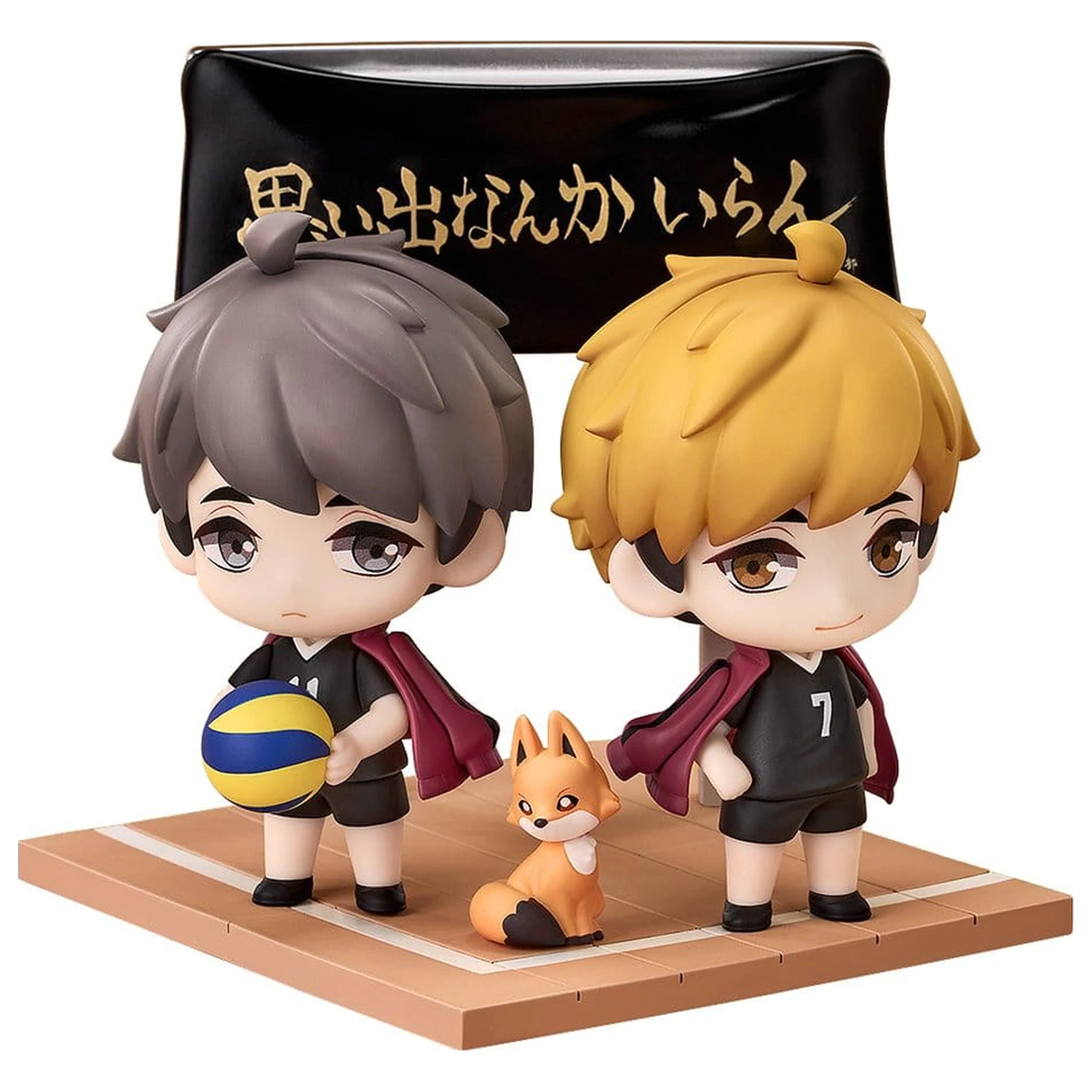 Haikyu!! Qset+ Mini Figurine Pachet 2 bucăți Atsumu Miya & Osamu Miya 8 cm poza produsului