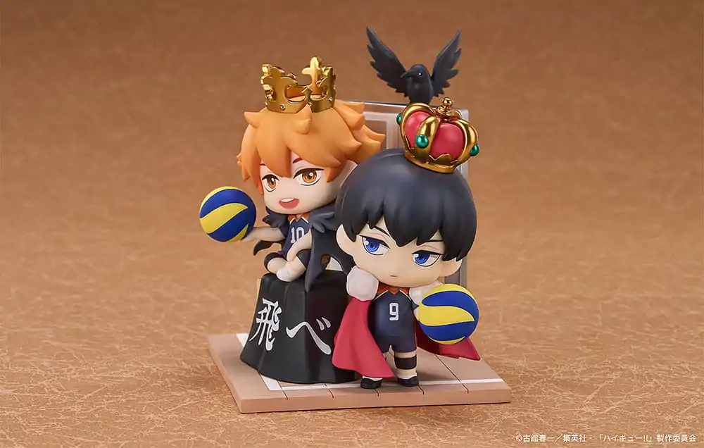 Haikyu!! Set mini figurine 2-Pack Shoyo Hinata & Tobio Kageyama 11 cm poza produsului