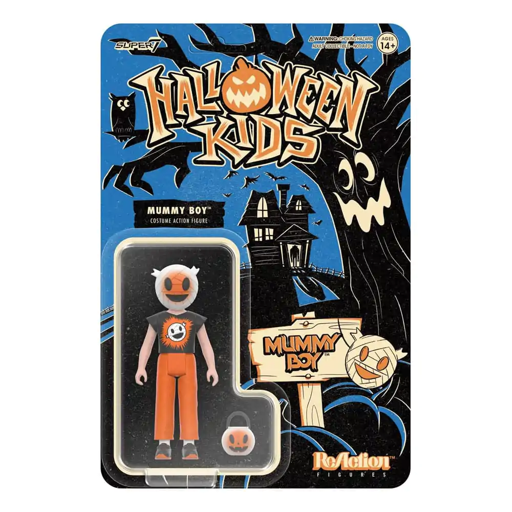 Halloween Kids ReAction Figurina de acțiune Băiat Mumie Graphic Tee 10 cm poza produsului