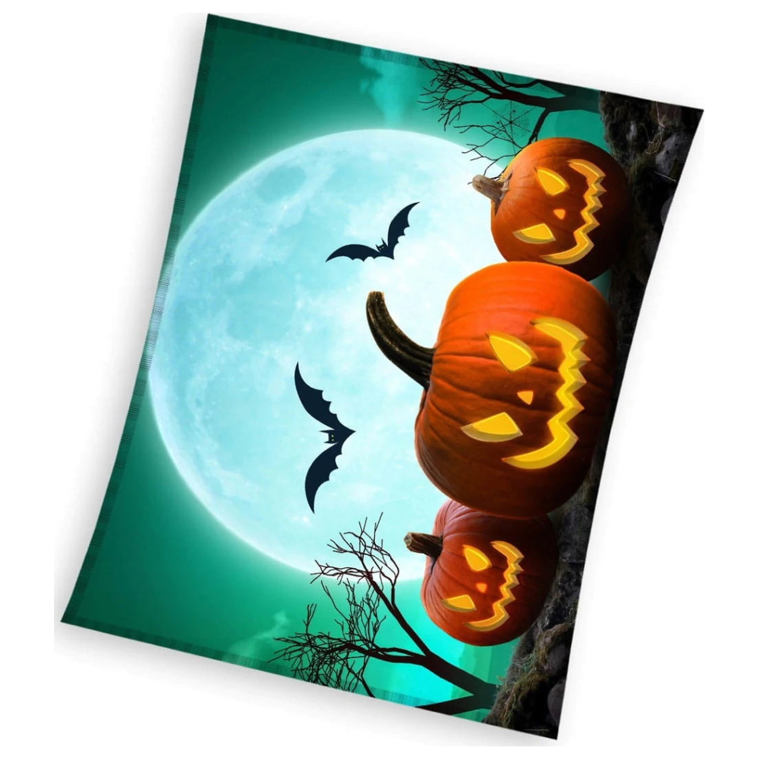 Halloween Moon Pătură fleece poza produsului