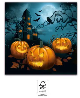 Halloween Sensations Servetele 20 bucati 33x33 cm FSC poza produsului