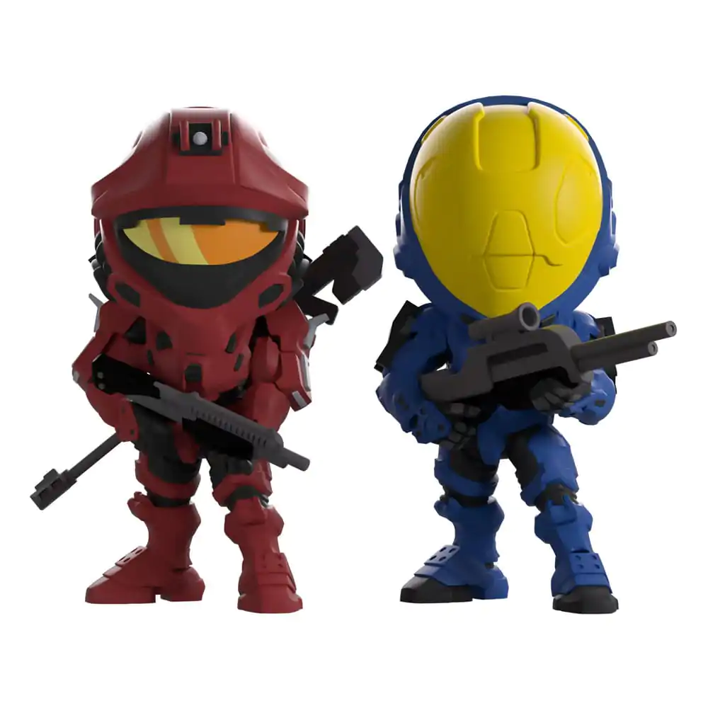 Halo Figurine de vinil Pachet de 2 Red vs Blue 11 cm poza produsului