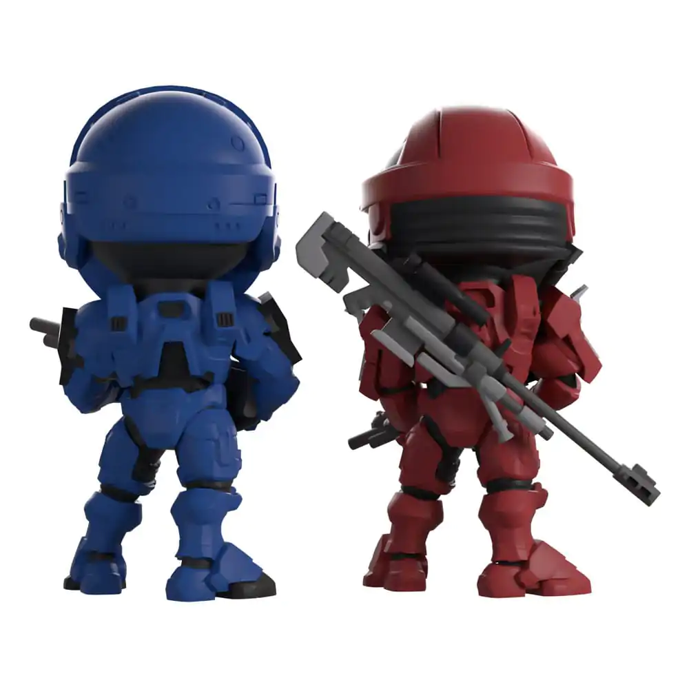 Halo Figurine de vinil Pachet de 2 Red vs Blue 11 cm poza produsului