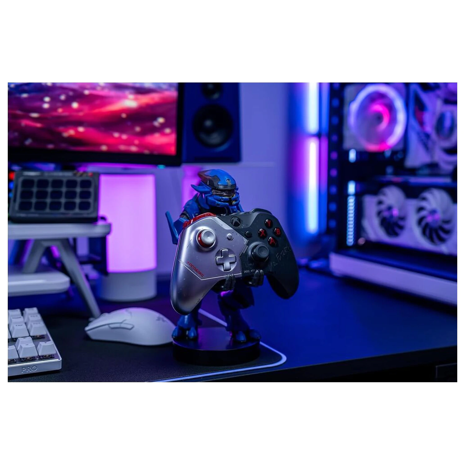 Figurină Mercenar Halo Elite suport de prindere Cablu tip 21cm poza produsului