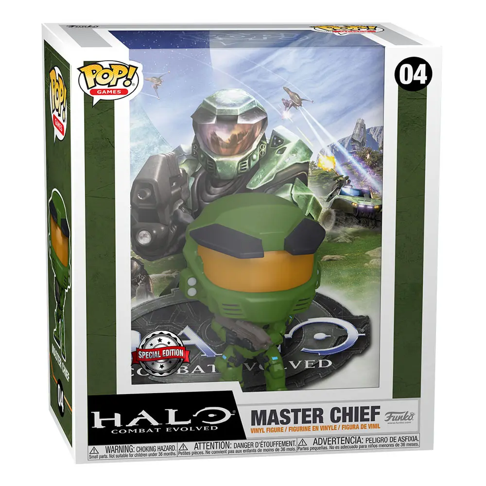 Halo POP! Game Cover Vinyl Figura Master Chief 9 cm poza produsului