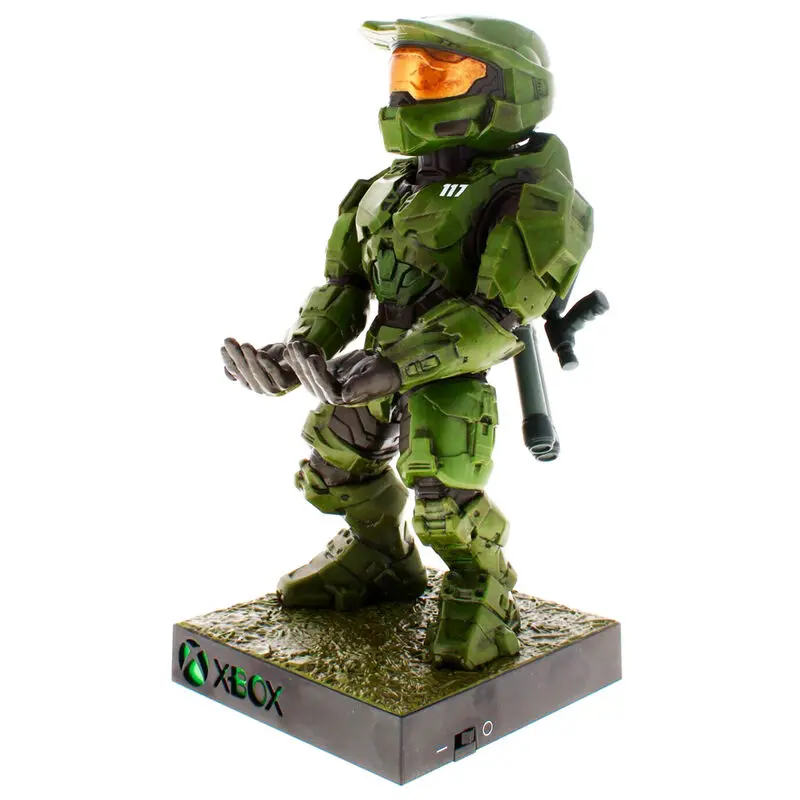 Figurină suport cablu Halo Cable Guy Master Chief Exclusive Edition 20 cm poza produsului