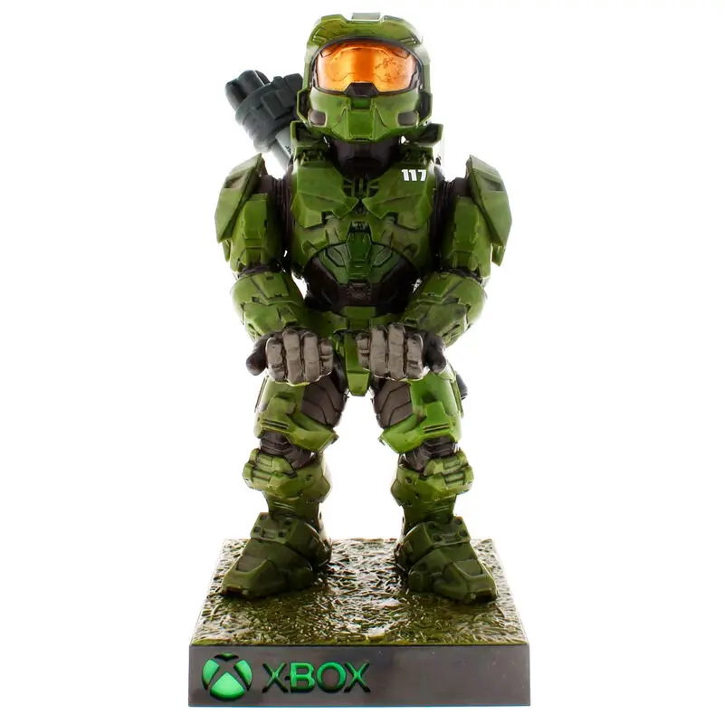 Figurină suport cablu Halo Cable Guy Master Chief Exclusive Edition 20 cm poza produsului