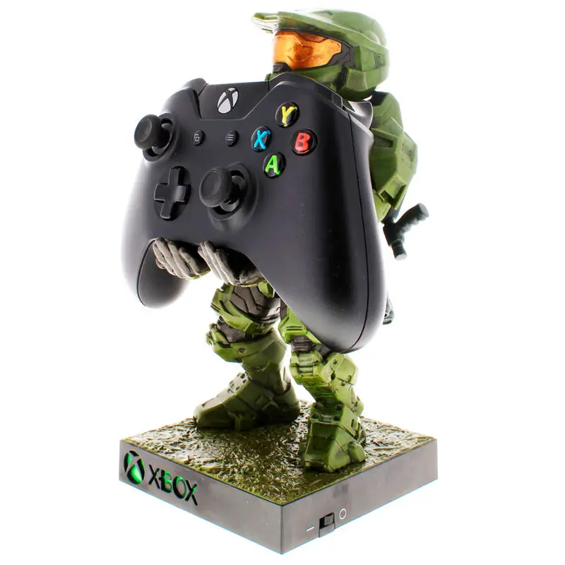 Figurină suport cablu Halo Cable Guy Master Chief Exclusive Edition 20 cm poza produsului