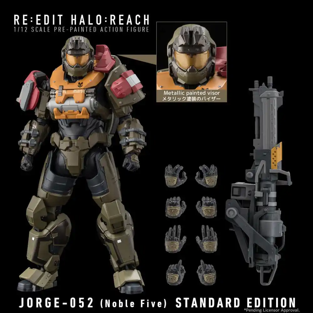 Halo: Reach Figurina de acțiune 1/12 Jorge-052 (Noble Four) 19 cm poza produsului