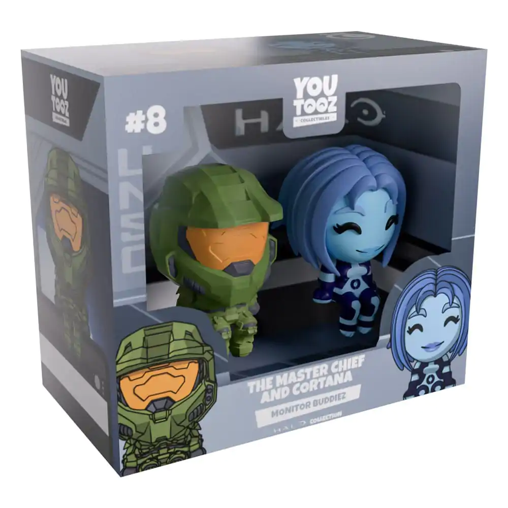 Halo Figurine din vinil The Master Chief & Cortana Monitor Buddiez poza produsului