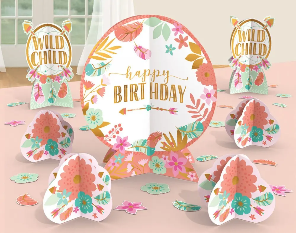 Happy Birthday Set de Decoratiuni pentru Masa poza produsului