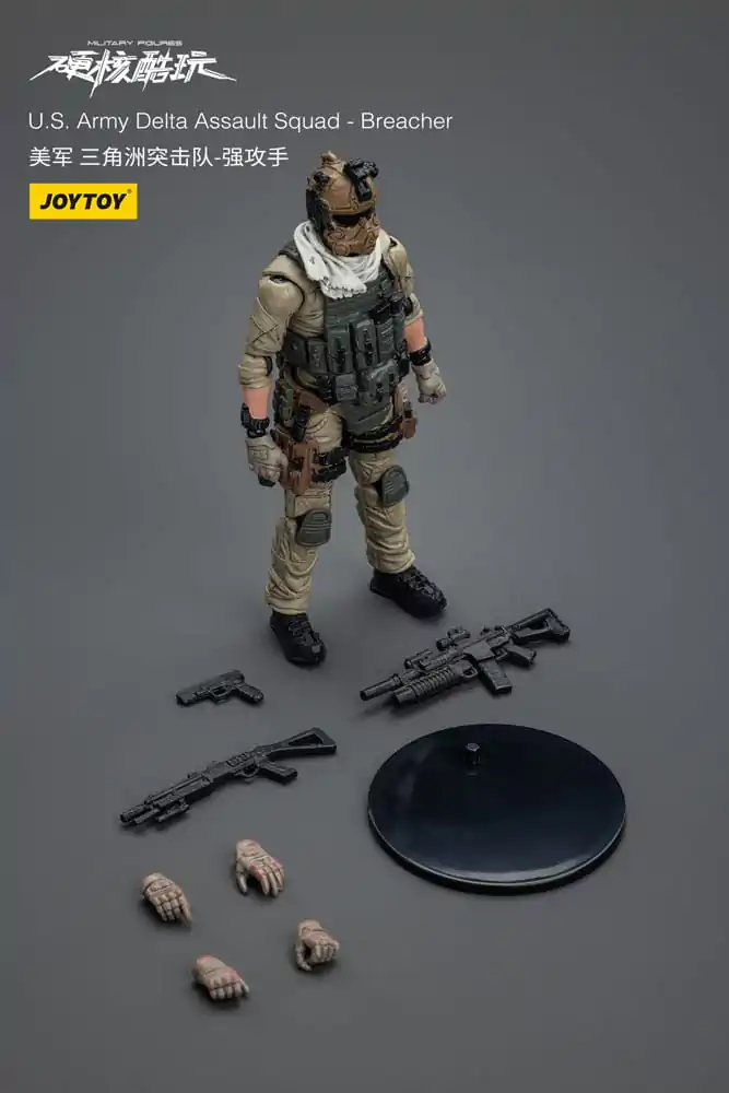 Figurină de acțiune hardcore Coldplay 1/18 U.S. Army Delta Assault Squad Breacher 11 cm poza produsului