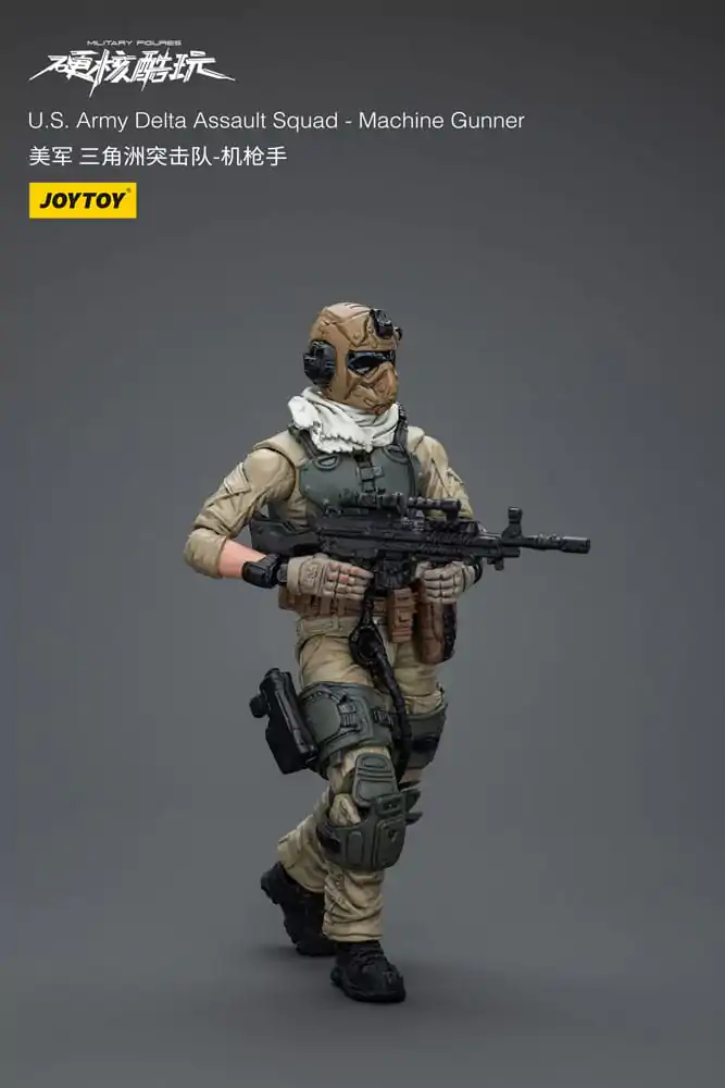 Figurină de acțiune Hardcore Coldplay 1/18 U.S. Army Delta Assault Squad Mitralior 11 cm poza produsului