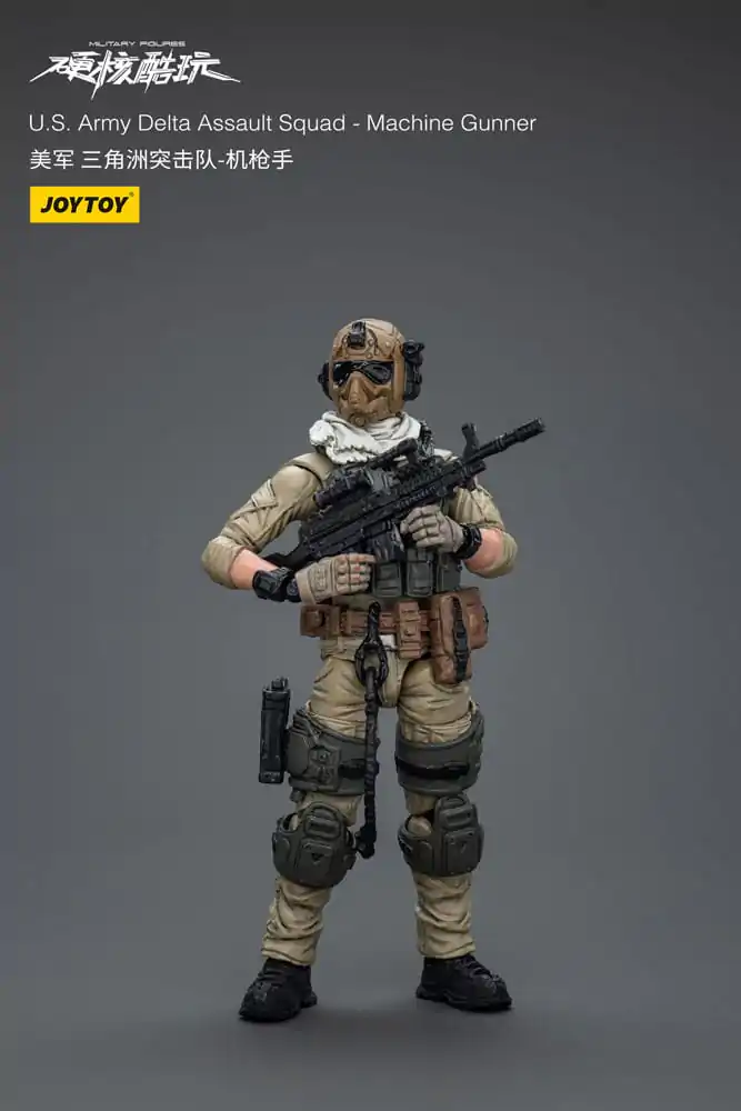 Figurină de acțiune Hardcore Coldplay 1/18 U.S. Army Delta Assault Squad Mitralior 11 cm poza produsului