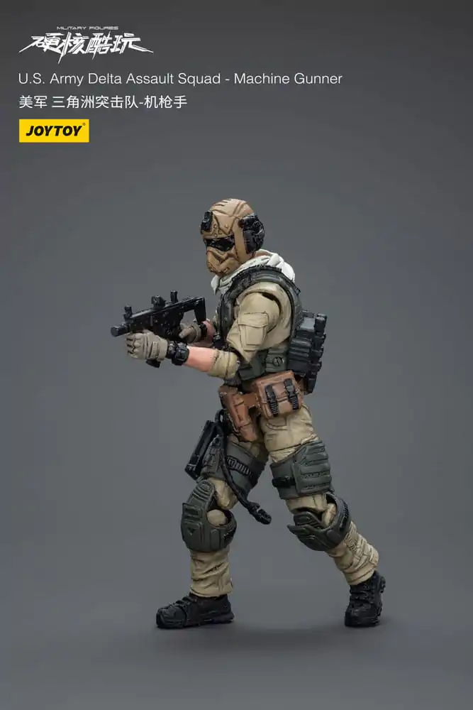 Figurină de acțiune Hardcore Coldplay 1/18 U.S. Army Delta Assault Squad Mitralior 11 cm poza produsului