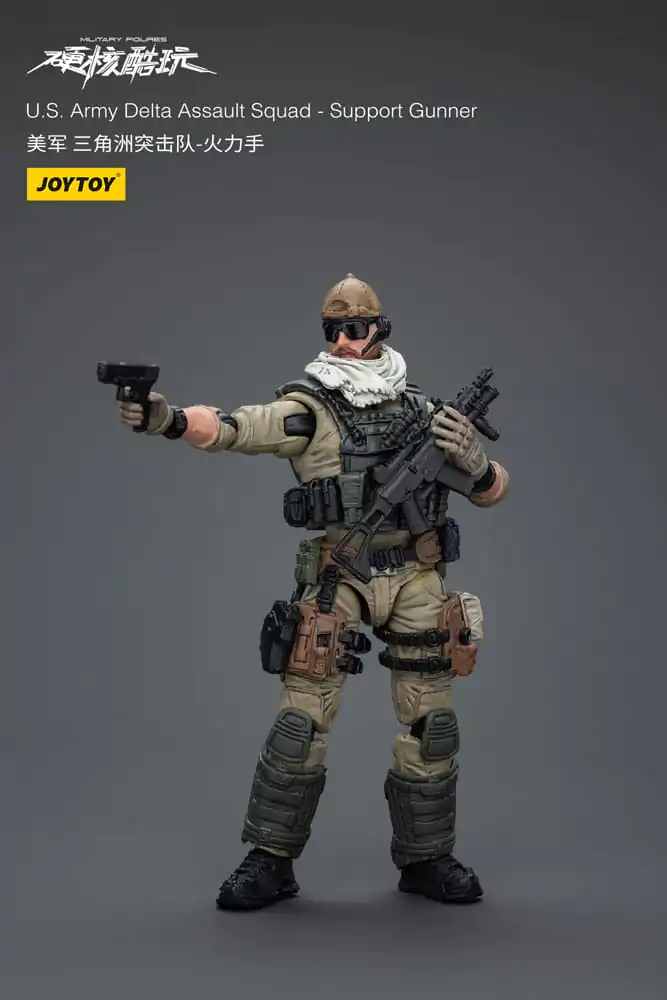 Figurină de acțiune Hardcore Coldplay 1/18 U.S. Army Delta Assault Squad Pușcaș Sprijin 11 cm poza produsului