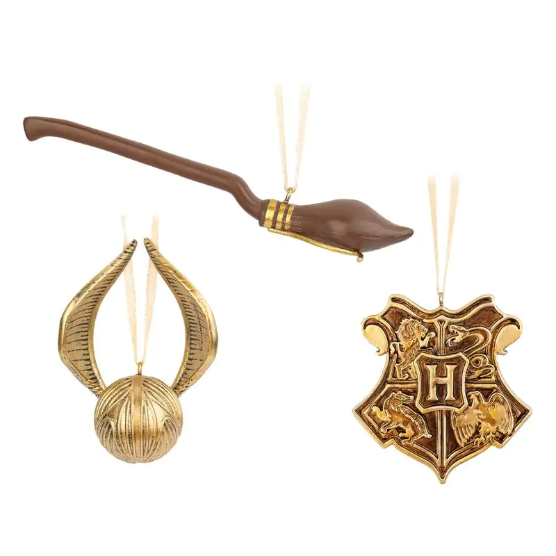 Harry Potter Set 3 ornamente de Crăciun poza produsului