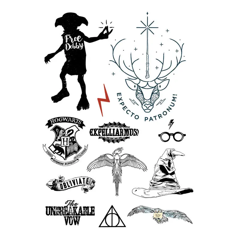 Set Tatuaje Temporare Harry Potter poza produsului