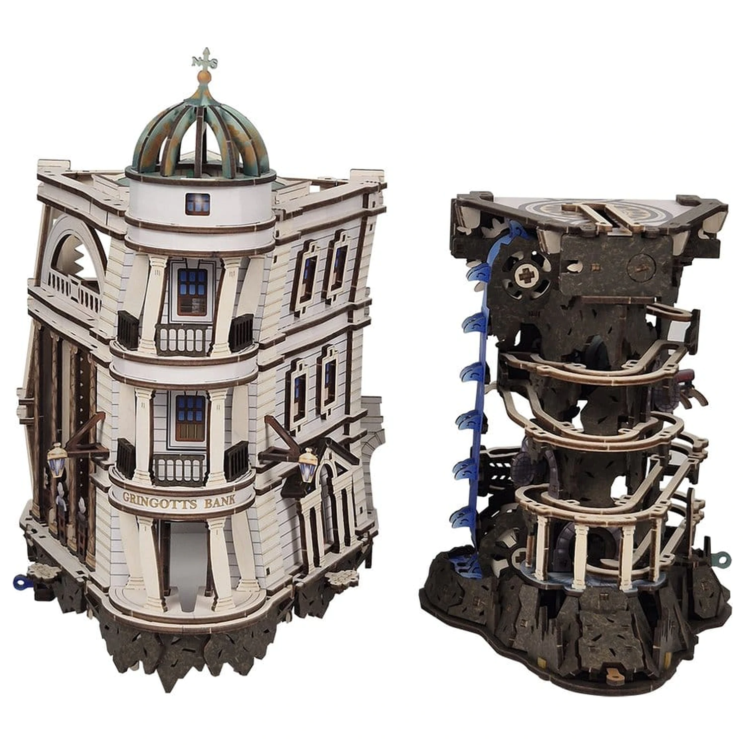 Harry Potter 3D puzzle din lemn Gringotts Bank Marble Run poza produsului