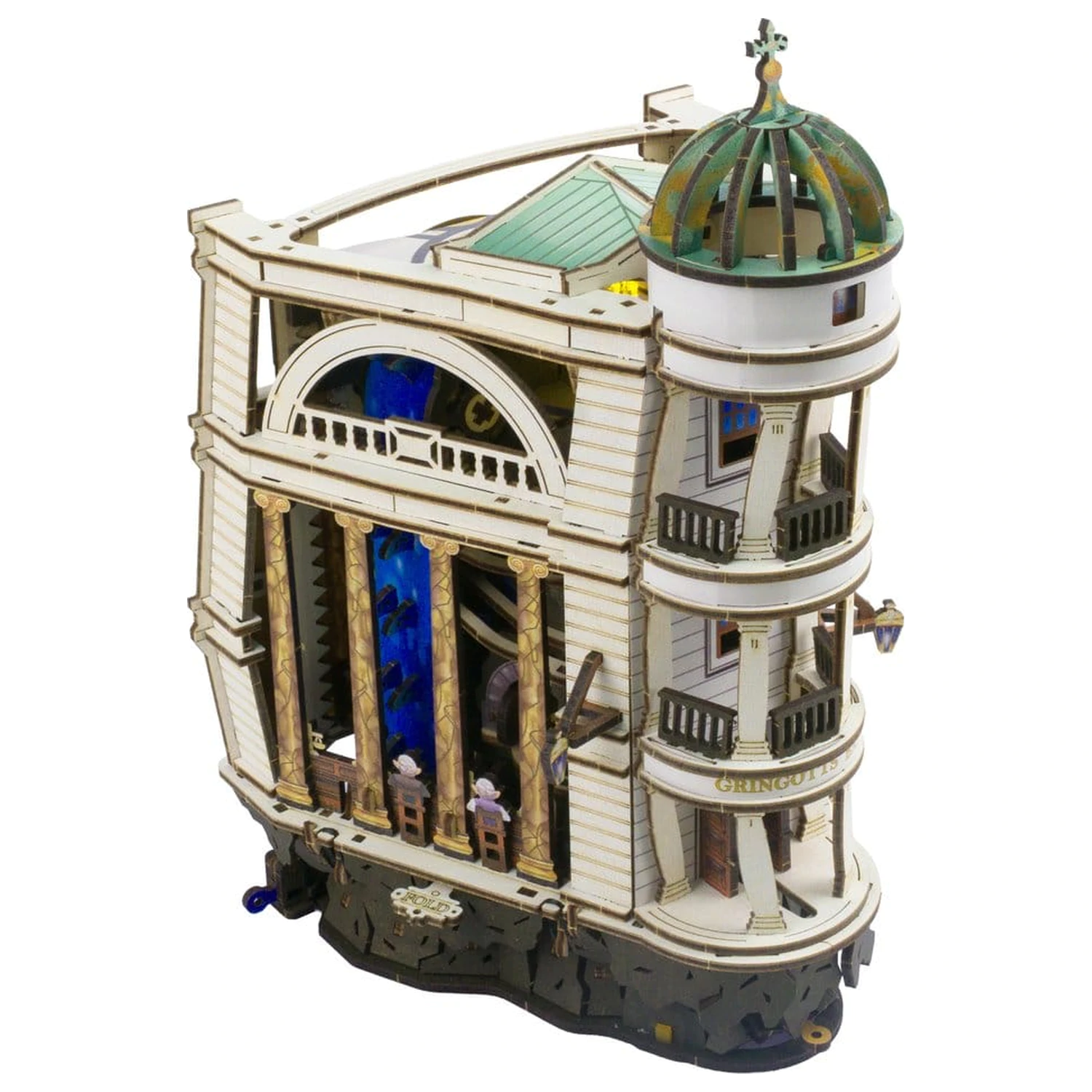 Harry Potter 3D puzzle din lemn Gringotts Bank Marble Run poza produsului