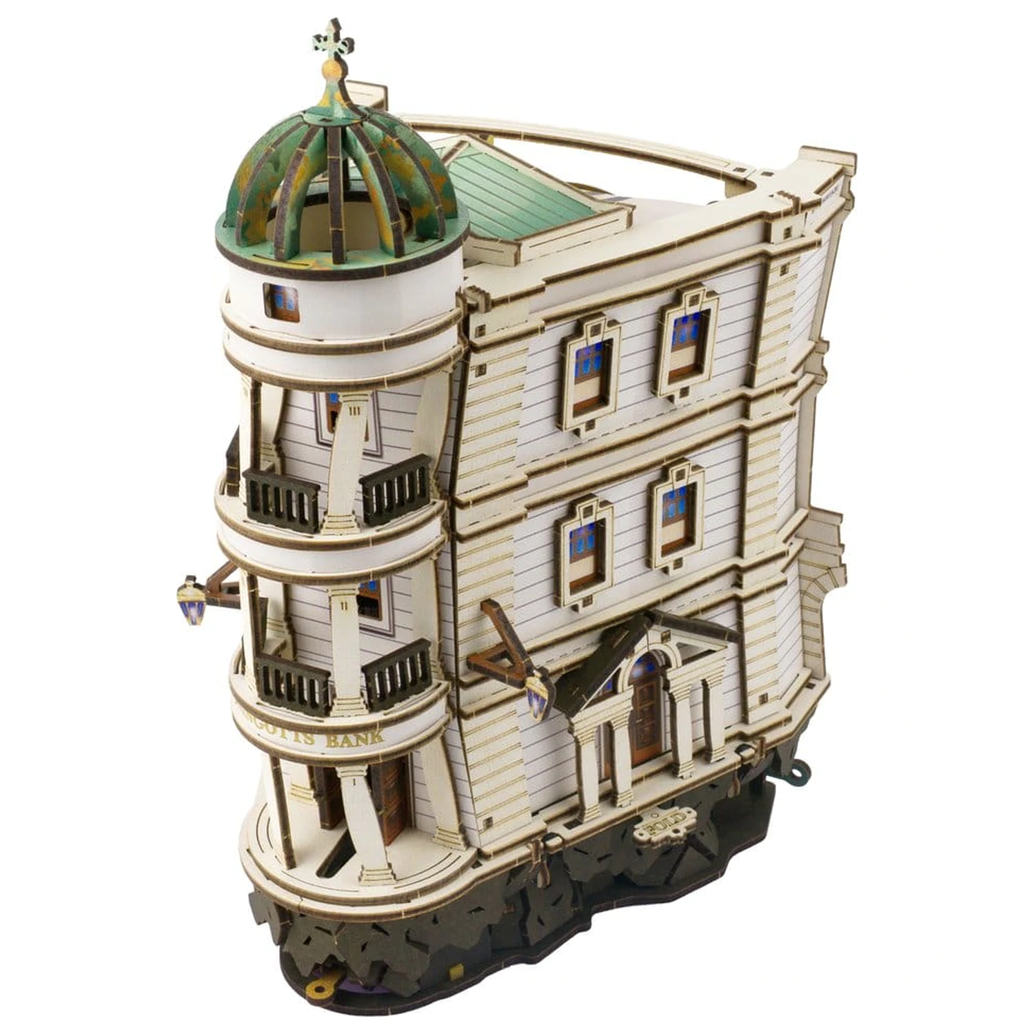Harry Potter 3D puzzle din lemn Gringotts Bank Marble Run poza produsului