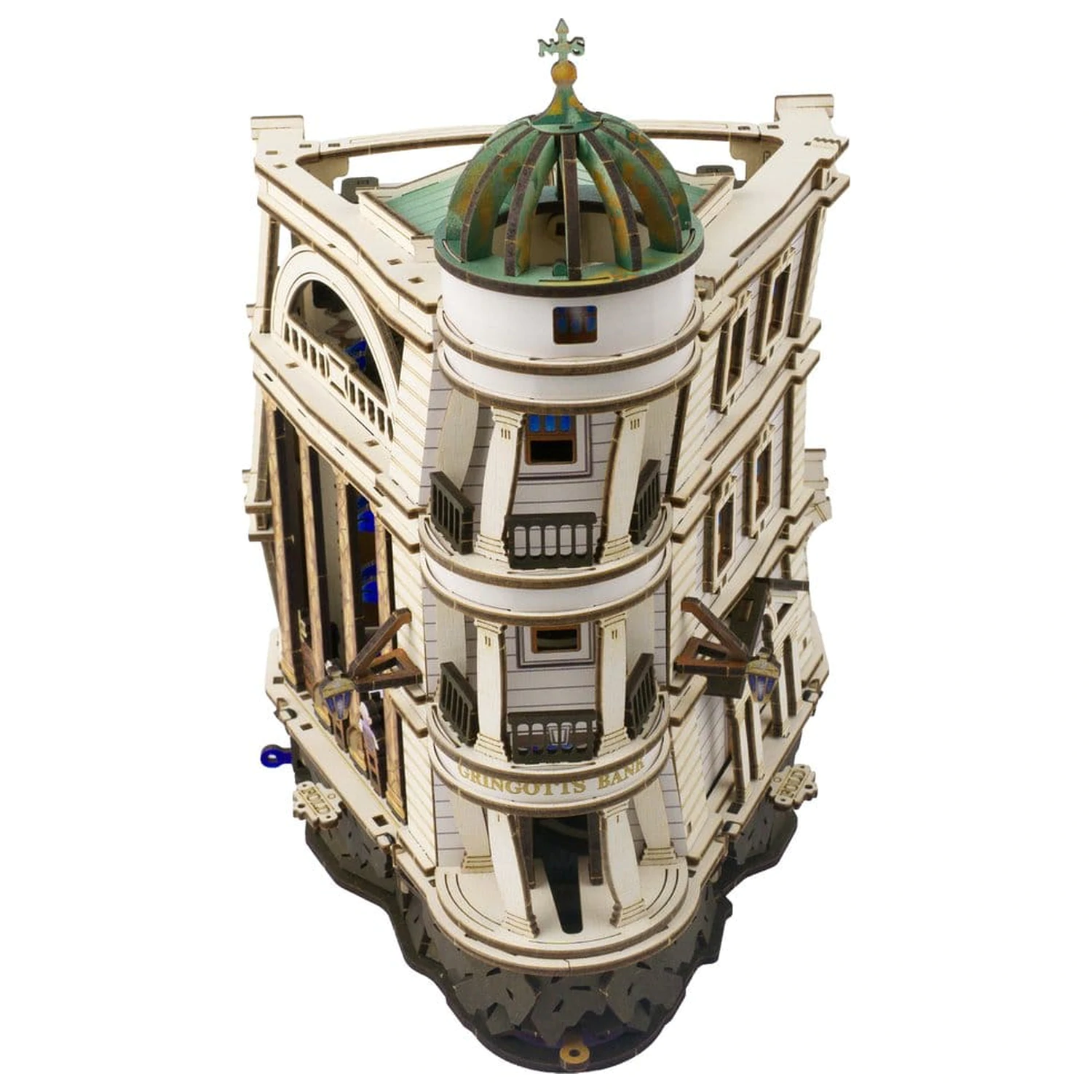 Harry Potter 3D puzzle din lemn Gringotts Bank Marble Run poza produsului