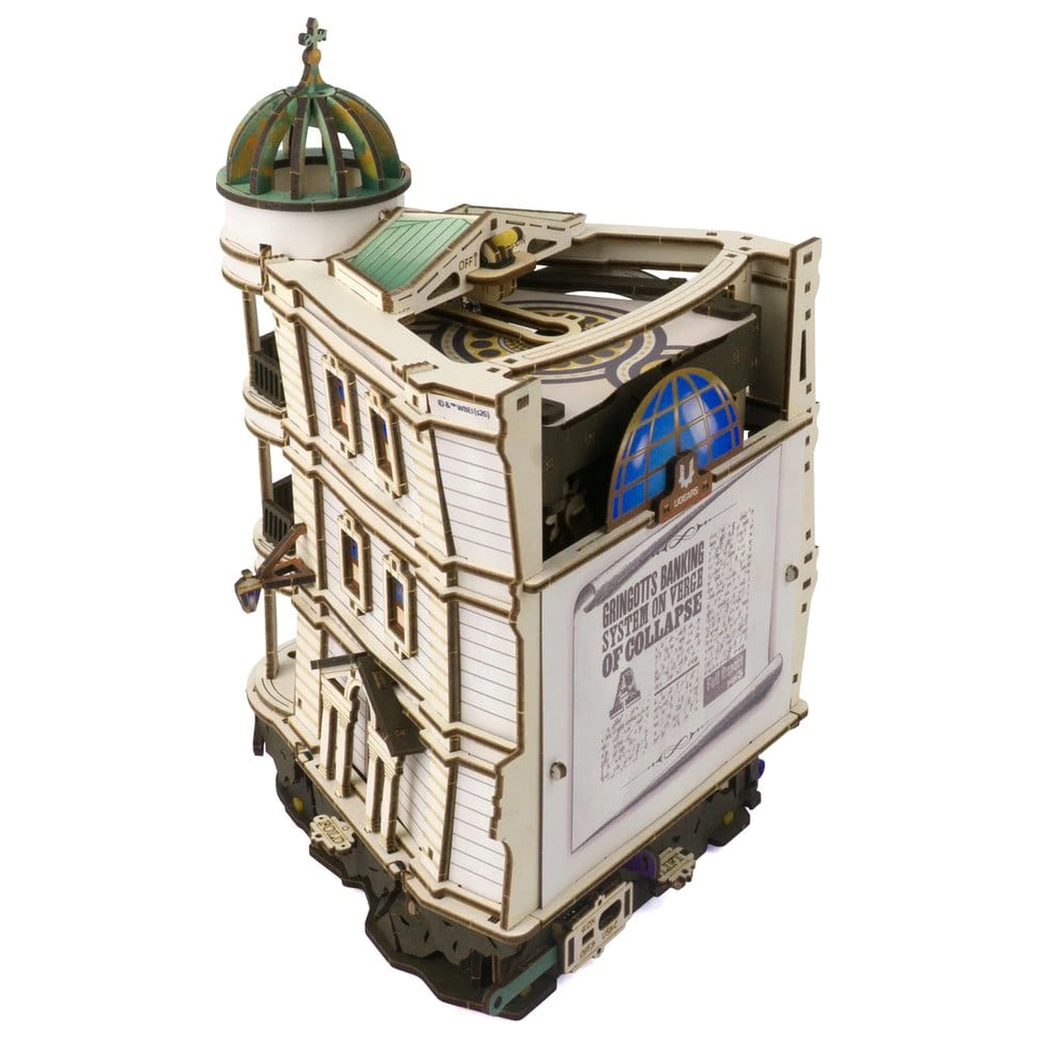 Harry Potter 3D puzzle din lemn Gringotts Bank Marble Run poza produsului